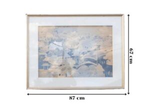 Old city picture, gold frame no.2