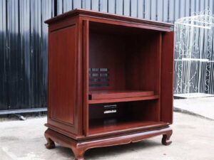 Wooden cabinet, wooden TV cabinet with 2 doors, multi-purpose wooden cabinet, storage cabinet