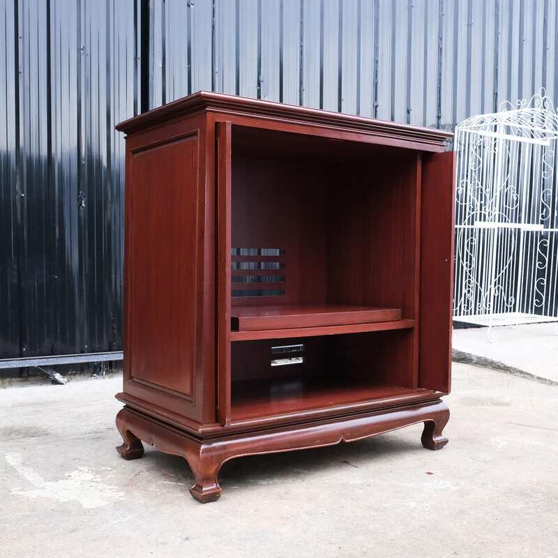 Wooden cabinet, wooden TV cabinet with 2 doors, multi-purpose wooden cabinet, storage cabinet