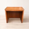 Work desk, computer desk, wooden frame, dark brown