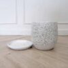 Marble pattern clay pot quality material strong and durable