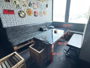 Coffee tables, sofa tables, center tables, wooden legs, black glass tops, bar and cafe tables.