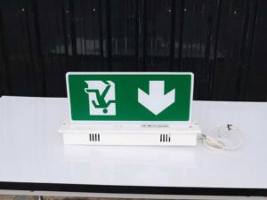 Emergency exit sign, sunny brand, 2-sided, Slim Line