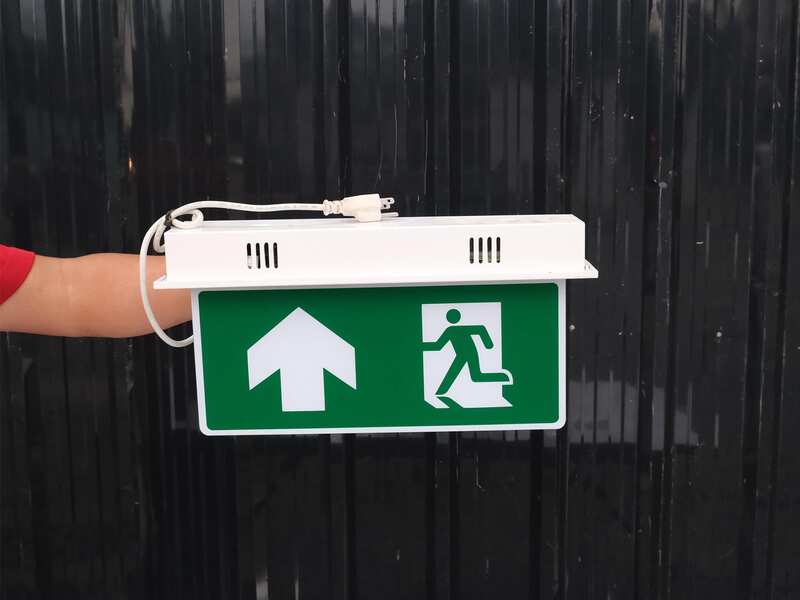 Emergency exit sign, sunny brand, 2-sided, Slim Line