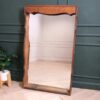 Mirror, dressing room mirror, wooden frame