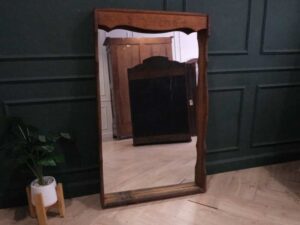 Mirror, dressing room mirror, wooden frame