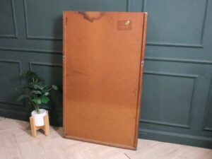 Mirror, dressing room mirror, wooden frame