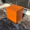 Mobile cabinet, 2 drawers, wooden frame, with wheels