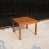 Dining table, teak frame, hotel work. Dining table, dining table, teak frame table.