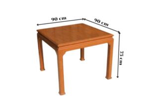 Dining table, teak frame, hotel work. Dining table, dining table, teak frame table.