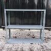 Product shelf Multi-purpose shelf, 3 shelves, steel frame, gray color