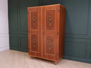 Wardrobe with 2 doors, vintage style, European workmanship, sourced from Germany.
