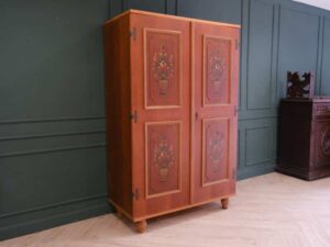Wardrobe with 2 doors, vintage style, European workmanship, sourced from Germany.