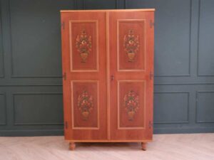 Wardrobe with 2 doors, vintage style, European workmanship, sourced from Germany.