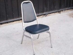 banquet chairs Conference or work chair, soft padded cushion, has strong steel legs.
