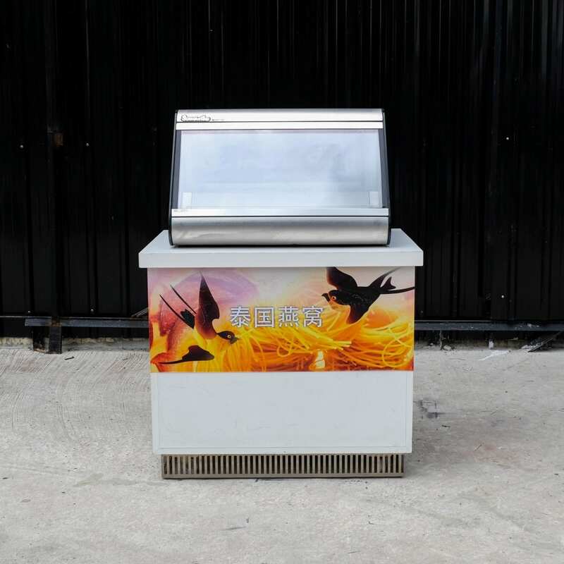 Somerville stainless steel counter top freezer with wheels. *Products from famous department stores*