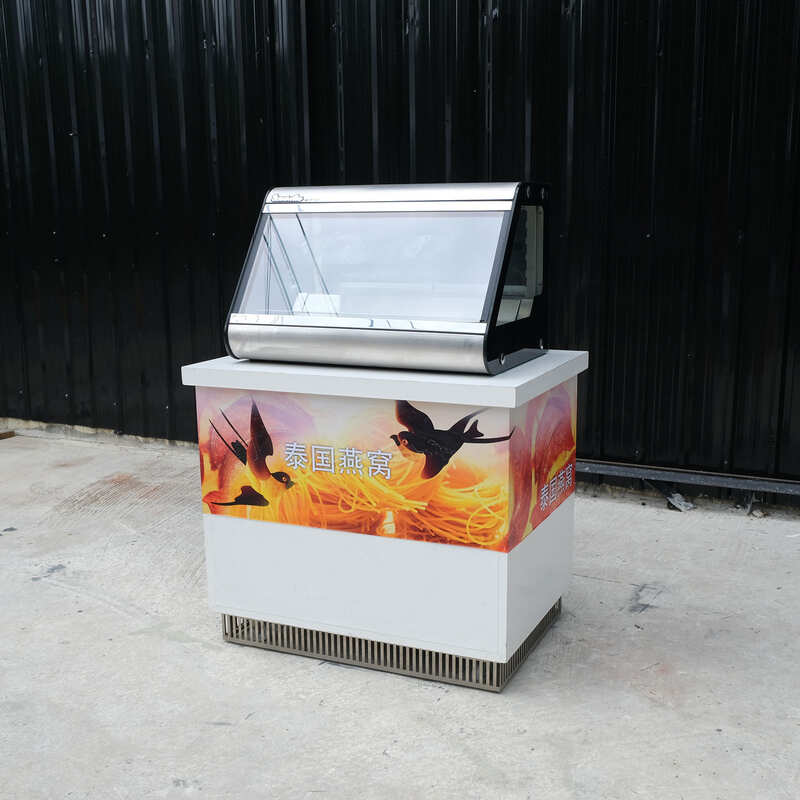 Somerville stainless steel counter top freezer with wheels. *Products from famous department stores*