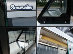 Somerville stainless steel counter top freezer with wheels. *Products from famous department stores*