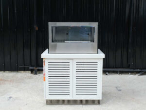 Somerville stainless steel counter top freezer with wheels. *Products from famous department stores*