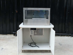 Somerville stainless steel counter top freezer with wheels. *Products from famous department stores*