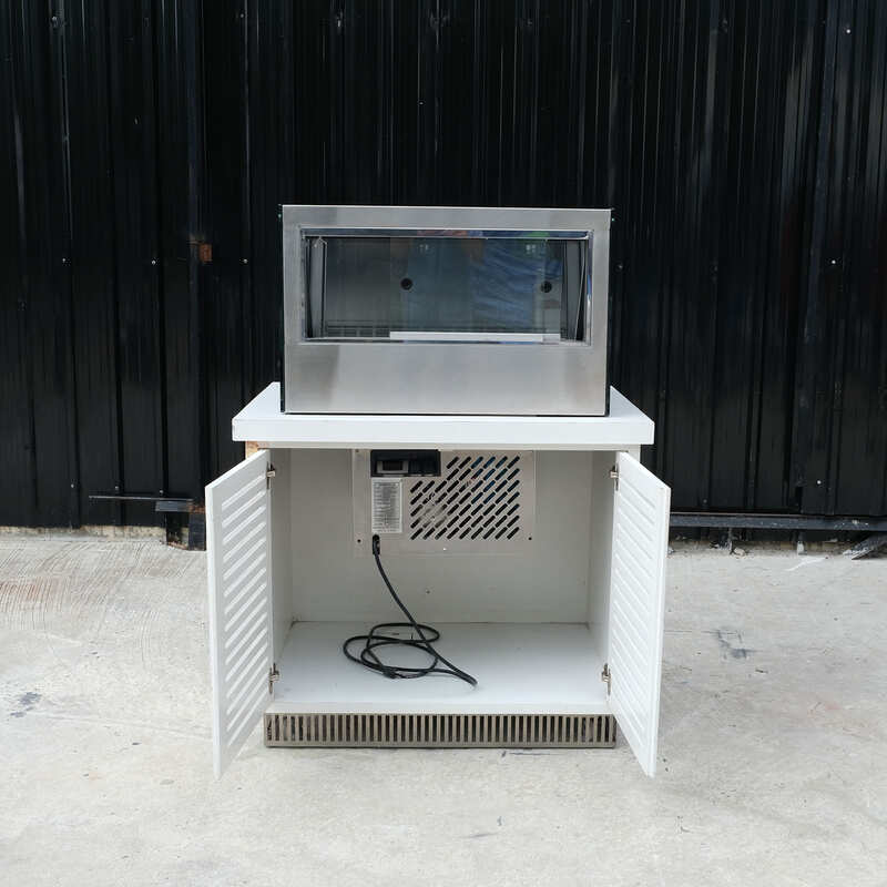 Somerville stainless steel counter top freezer with wheels. *Products from famous department stores*