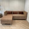 3-seat L-shaped corner sofa, fabric cushion, with 3 pillows *Brand new, never used