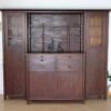Multi-purpose storage cabinet, walnut color, European workmanship, sourced from Germany.