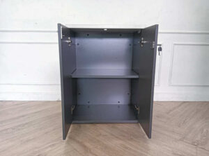 Wooden document cabinet storage cabinet with 2 doors white top MODERNFROM brand