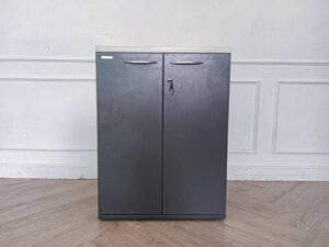 Wooden document cabinet storage cabinet with 2 doors white top MODERNFROM brand