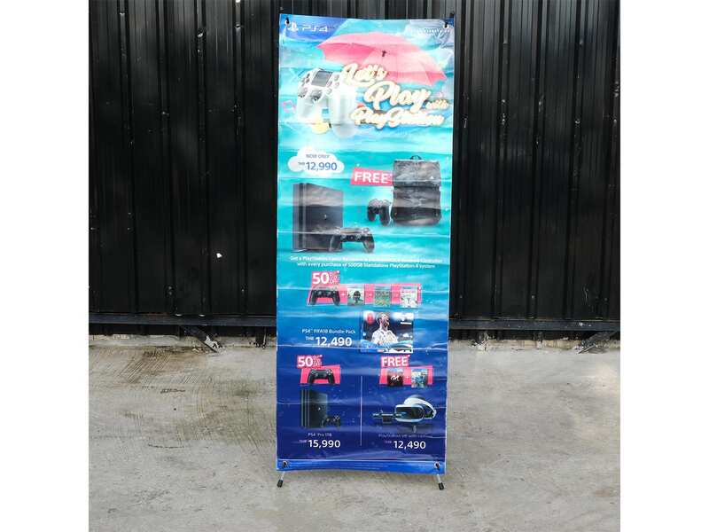 Stands, sign stands, storefront signs, advertising signs, x-stand, X frame, X-shaped stand PP Vinyl Sign Stand