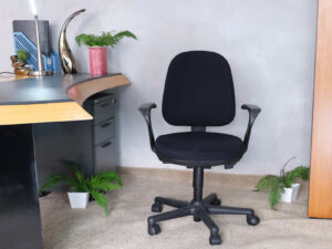 office chair Chair with thick cloth cushion Thick cloth backrest