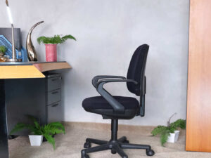 office chair Chair with thick cloth cushion Thick cloth backrest
