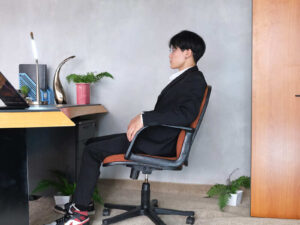 office chair Chair with thick cloth cushion Thick cloth backrest