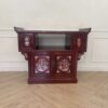 Porch table display cabinet wooden cabinet corner cabinet TV cabinet porch decoration flower pattern_ZZ1JSVLBM9