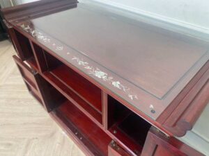 Porch table display cabinet wooden cabinet corner cabinet TV cabinet porch decoration flower pattern_ZZ1JSVLBM9