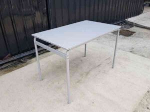 Modern style work desk, grey, 110 cm
