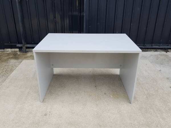 Work desk, wooden frame, white, 120 cm