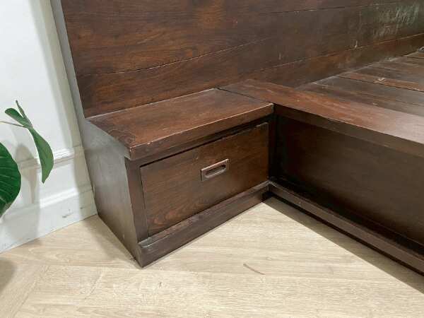 6 foot wooden bed, Japanese style