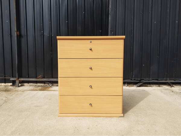 Wooden cabinet with 4 drawers, brand: Koncept