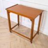 Wooden table, multipurpose table with wheels