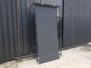 Black roller blinds