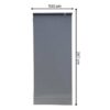 Black roller blinds