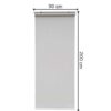 White roller blinds, T&T brand