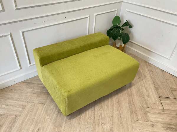 1-seat sofa, fabric cushion, green *New, never used