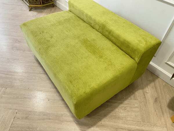 1-seat sofa, fabric cushion, green *New, never used
