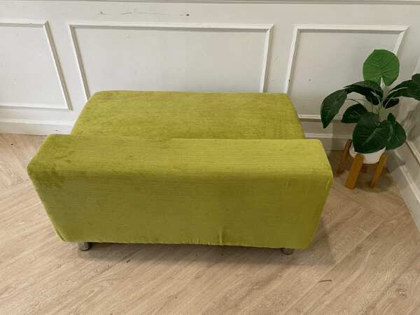 1-seat sofa, fabric cushion, green *New, never used