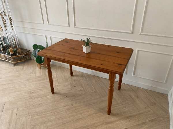 Wooden table, dining table, multipurpose table 120 cm