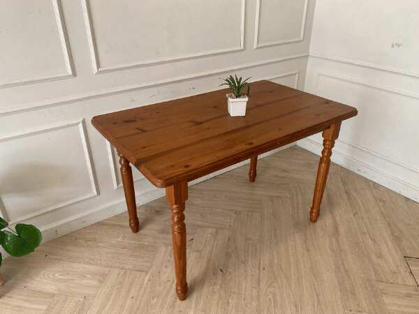 Wooden table, dining table, multipurpose table 120 cm