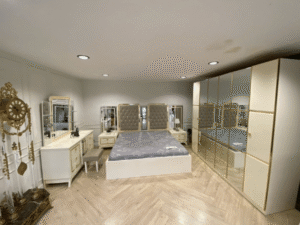 7-piece bedroom set, modern style, Cappellini brand