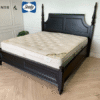 6-foot black bed, chanintr brand, 6-foot sealy mattress, MILLIONAIRE model